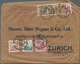 Delcampe - China - Volksrepublik: 1950/51, Tien AnMen Issues Up To $20.000 On Airmail Covers (6) All To Switzer - Sonstige & Ohne Zuordnung