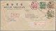 Delcampe - China - Volksrepublik: 1950/51, Tien AnMen Issues Up To $20.000 On Covers (airmails X6 + Surface Fro - Otros & Sin Clasificación