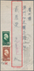 China - Volksrepublik: 1951, KPC 30 Years $400, $500 Tied "Chungking 51.12.18" To Cover To Macao, Tr - Autres & Non Classés