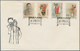 China - Volksrepublik: 1962, Stage Art Of Mei Lan-fang (C94), Set Of 8 Used On 2 Official FDCs, Tied - Altri & Non Classificati