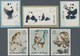 China - Volksrepublik: 1963, Giant Panda, And Snub-nosed Monkey, Imperforate Sets In MH Condition. M - Other & Unclassified