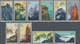 China - Volksrepublik: 1963, Hwangshan Landscapes (S57), Complete Set Of 16, MNH, Partially With Pap - Other & Unclassified