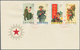 China - Volksrepublik: 1965, People's Liberation Army (S74), Set Of 8, MNH, And 2 Official FDCs Bear - Other & Unclassified