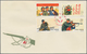 China - Volksrepublik: 1965, People's Liberation Army (S74), Set Of 8, MNH, And 2 Official FDCs Bear - Other & Unclassified