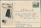 China - Volksrepublik - Ganzsachen: 1957, "arts Envelopes" Pictorial Envelopes 8 F. Green (3) With I - Postales