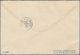 China - Volksrepublik - Ganzsachen: 1957/58, "artist Envelopes" 8 F. Green Uprated 8 F. For Registra - Postkaarten