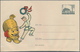 Delcampe - China - Volksrepublik - Ganzsachen: 1959, "arts Envelopes" Pictorial Envelopes 8 F. Grey (9) With Im - Postkaarten