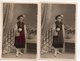 1 Lot De 2 Photos En 1939 Noir Et Blanc Et Couleur Format 8/12 - Personnes Anonymes