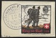 Suisse WWI Vignette Militaire Soldatenmarken LANDWEHR 1914-18 VF Used On Piece. 'Cp. Fus. IV/124' Ovpt. Scarce Thus - Vignettes