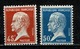 France 1923/26 Yv. & T. 175/176*   (2 Scans) - Unused Stamps