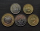 Bahrain 1 SET OF 5 COINS 5+10+25+50+100 UNC COIN MIDDLE EAST CURRENCY - Bahrein