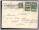 Bloc De 4 Du N°137 De Carnet Sur Lettre De PARIS Pour SPOLETO (ITALIE) Du 6.5.15. - Covers & Documents