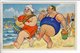 Cpa Carte Postale Ancienne  - Humour Plage - Y A De La Joie - Gaby - Humour