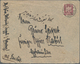 Afghanistan: 1924, Cover From "OELSNITZ 18.7.24" Via India To Kabul On Reverse Afghnian 30 P Green. - Afganistán