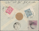Afghanistan: 1928, 9.2. Letter To Munich With Double Franking Afghanistan And 1 Anna KE VII Two Stam - Afghanistan
