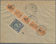 Armenien: 1920 Registered Cover Franked With Strip Of Five 60 K On 1 Kop. (many Defects Of Surcharge - Arménie