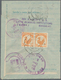 Birma / Burma / Myanmar: 1950/54 5 Unused And Commercially Used Aerograms Flying Hintha 6 Annas Turq - Myanmar (Birma 1948-...)