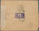 Dubai: 1940, 2 As. 6 P. Violet Single On Cover Tied By "DUBAI" Cds., Red Crayon Ms. "by Air Mail" An - Dubai