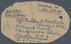 Dubai: 1952 Registered Air Mail 'Sample Tag' Addressed To London And Franked On The Reverse By Briti - Dubai