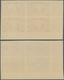 Französisch-Indien: 1931. Complete Set (4 Values) "World Expo Paris 1931" In IMPERFORATE Corner Bloc - Other & Unclassified