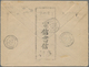 Französisch-Indochina: 1893, Forerunners, Envelope Type Sage 15 C. Uprated Sage 1 C., 4 C., 30 C. Ca - Cartas & Documentos