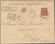 Französisch-Indochina: 1900. Registered Envelope (faults) To Austria Bearing Indo-China Yvert 13, 50 - Brieven En Documenten