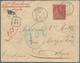 Französisch-Indochina: 1901, Sage 50 C. Tied "HAI-PHONG TONQUIN 31 JANV 01" To Small Size Registered - Covers & Documents