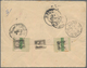 Französisch-Indochina: 1901, Sage 50 C. Tied "HAI-PHONG TONQUIN 31 JANV 01" To Small Size Registered - Covers & Documents