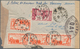 Französisch-Indochina: 1940, Doumier 37 C.(5), Exhibiton 13 C. And Def. 5 C. (this Faults) Tied "NIN - Covers & Documents