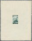 Französisch-Indochina: 1943. Green Colored épreuve D'artiste In A NON-ISSUED DESIGN For The Stamp "P - Covers & Documents