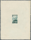 Französisch-Indochina: 1943. Green Colored épreuve D'artiste In A NON-ISSUED DESIGN For The Stamp "P - Brieven En Documenten