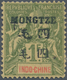 Französisch-Indochina - Postämter In Südchina: 1903, Allegory Of Peace 1F With Overprint, Type III " - Otros & Sin Clasificación
