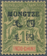 Französisch-Indochina - Postämter In Südchina: 1903, Allegory Of Peace 1F With Overprint, Type III " - Andere & Zonder Classificatie