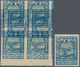 Georgien: 1920, Postage Stamps 1000 R In Imperforated Block Of Four With Inverted Stamp Imprint (pri - Georgië