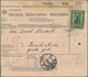 Holyland: 1913, Paket-Begleitadresse Der österr. Levante Frankiert Mit Freimarke 10 Pia. Grün Auf Ge - Palästina