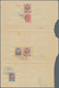 Holyland: 1917, 3 Zusammenhängende Postscheine, Jeweils Frankiert Mit 2 Verschiedenen Türkischen Mar - Palestine