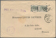 Hongkong: 1899, 20 C. On 30 C. Green, Vertical Pair On Cover From Hong Kong (8.3.99) With "PER ENGLI - Andere & Zonder Classificatie