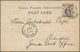 Hongkong: 1901/1905, Two Used Ppc: QV 2d. Dull Green On Ppc "HAMBURG-AMERIKA-LINIE" Sent 6.2.01 To G - Andere & Zonder Classificatie