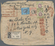 Hongkong: 1905, 2x One Dollar, 10 C. A. 20 C. As Scarce 2,30 D, Rate On A Heavy Registered (scarce H - Other & Unclassified