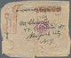 Hongkong: 1905, 2x One Dollar, 10 C. A. 20 C. As Scarce 2,30 D, Rate On A Heavy Registered (scarce H - Other & Unclassified
