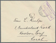 Hongkong: 1937 Small Hongkong Local Cover Bearing Part Strike Of Hong-Kong Double-ring Datestamp, St - Andere & Zonder Classificatie