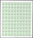Hongkong - Portomarken: 1987, 10c.-$10, Complete Set Of Six Values In IMPERFORATE Sheets Of 100 Stam - Postage Due