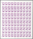 Delcampe - Hongkong - Portomarken: 1987, 10c.-$10, Complete Set Of Six Values In IMPERFORATE Sheets Of 100 Stam - Strafport