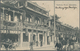 Hongkong - Britische Post In China: SHANGHAI 1909, 4c. Carmine-red On Ppc "NANGKING ROAD, SHANGHAI" - Covers & Documents