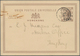 Hongkong - Ganzsachen: 1893/1899 Postal Stationery Cards 3c. Brown, Used From Hongkong To Munich, Ge - Postal Stationery