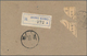 Hongkong - Ganzsachen: 1946, Card KGVI 2 C.uprated KGVI 4 C. Pair, 15 C. With Victory 30 C. Canc. "R - Postal Stationery