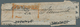 Indien: 1852 Ca: ''JEYPORE / Paid.'' Rectangular Hand-stamp In Red (Giles #2; See 1996 Suppl.) Even - 1852 Sind Province