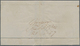 Indien: 1857 Manuscript Cancellation On 1854 Lithographed 1a. Red, Die I, On Entire From Honzoor Pos - 1852 Provincie Sind
