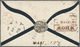 Indien: 1858 (1st Feb.): Mourning Cover From Mhow To England Via Marseilles Franked By 1854 2a. Gree - 1852 Provinz Von Sind