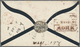 Indien: 1858 (1st Feb.): Mourning Cover From Mhow To England Via Marseilles Franked By 1854 2a. Gree - 1852 Provincie Sind